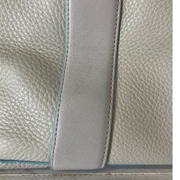 COACH 30165 BLEEKER PRESTON SATCHEL IN EDGE PAINT LEATHER - Picture 4 of 16